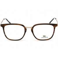 Lacoste Men's Eyeglasses - Full Rim Havana/Striped Brown/Gold Frame | L2853PC 214 ,