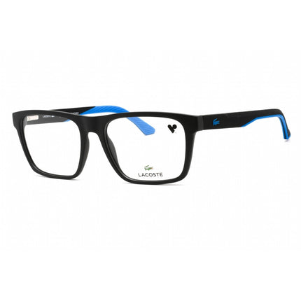 Lacoste Men's Eyeglasses - Full Rim Matte Black Plastic Rectangular Frame | L2899 002 ,