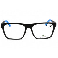 Lacoste Men's Eyeglasses - Full Rim Matte Black Plastic Rectangular Frame | L2899 002 ,