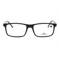 Lacoste Men's Eyeglasses - Full Rim Matte Khaki Plastic Rectangular Frame | L2858 317 ,