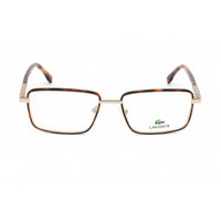 Lacoste Men's Eyeglasses - Full Rim Rectangular Matte Gold Metal Frame | L2278 710 ,
