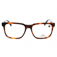 Lacoste Men's Eyeglasses - Full Rim Tortoise Plastic Rectangular Frame | L2908 240 ,