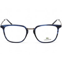 Lacoste Men's Eyeglasses - Havana/Striped Blue/Gunmetal Plastic Frame | L2853PC 215 ,
