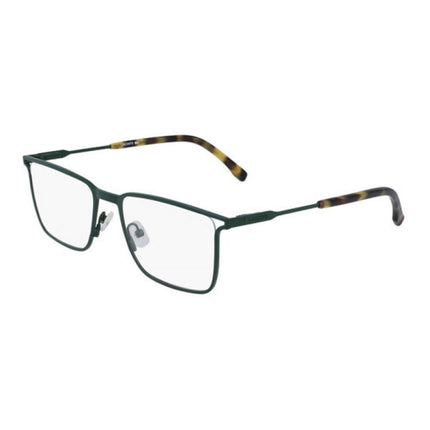 Lacoste Men's Eyeglasses - Matt Green Rectangular Full-Rim Frame | LACOSTE L2262 315 ,