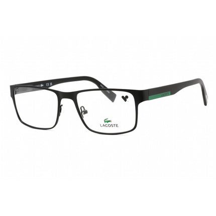 Lacoste Men's Eyeglasses - Matte Black Rectangular Shape Frame Clear Lens | L2283 002 ,