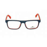 Lacoste Men's Eyeglasses - Matte Blue Aviation Plastic Rectangular Frame | L2797 466 ,