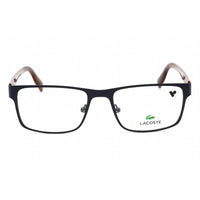 Lacoste Men's Eyeglasses - Matte Blue Rectangular Shape Frame Clear Lens | L2283 401 ,