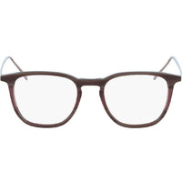 Lacoste Men's Eyeglasses - Striped Burgundy and Grey Square Frame | LACOSTE L2828 604 ,