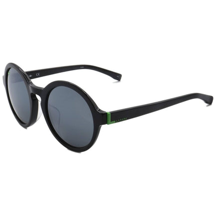 Lacoste Men's Sunglasses - Black Plastic Round Frame Grey Lens | LACOSTE L840SA 001 ,