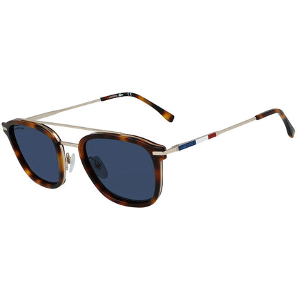 Lacoste Men's Sunglasses - Blue Lens Metal and Plastic Square Frame | L608SND 710 ,