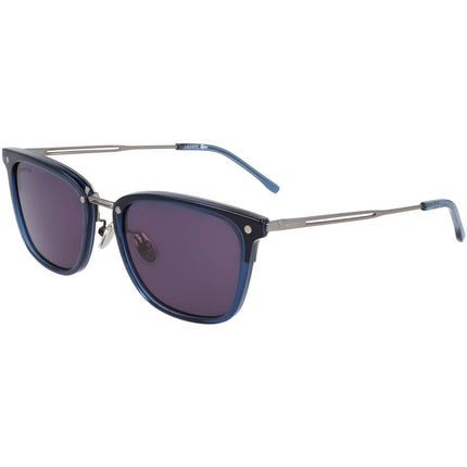 Lacoste Men's Sunglasses - Blue Plastic Square Frame Purple Lens | LACOSTE L938SPC 424 ,