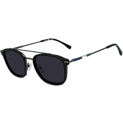 Lacoste Men's Sunglasses - Dark Grey and Black Metal and Plastic Frame | L608SND 021 ,