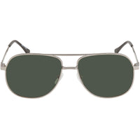 Lacoste Men's Sunglasses - Dark Grey Lens Full Rim Pilot Shaped Frame | L222SE 035 ,