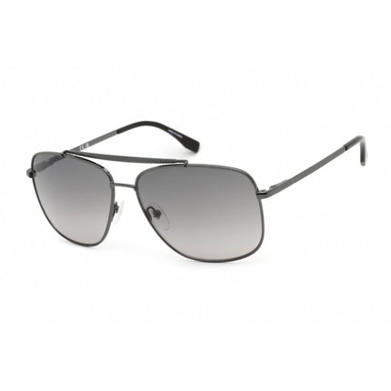 Lacoste Men's Sunglasses - Full Rim Gunmetal Metal Aviator Shape Frame | L188S 033 ,