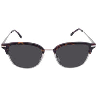 Lacoste Men's Sunglasses - Full Rim Silver and Black Round Metal Frame | L106SND 045 ,