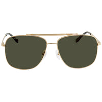 Lacoste Men's Sunglasses - Green Polycarbonate Lens Gold Metal Pilot Frame | L188S 714 ,