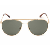 Lacoste Men's Sunglasses - Grey Lens Gold Aviator Shape Metal Frame | L177S (714) ,