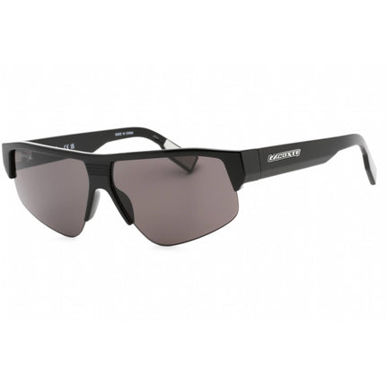 Lacoste Men's Sunglasses - Half Rim Black Plastic Rectangular Frame | L6003S 001 ,