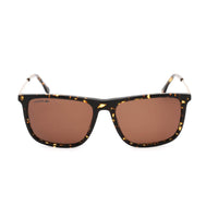 Lacoste Men's Sunglasses - Havana/Gold Rectangular Shaped Acetate Frame | L945S 214 ,