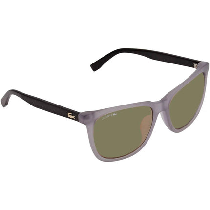 Lacoste Men's Sunglasses - Matt Grey Full Rim Square Frame | LACOSTE L838SA 035 ,