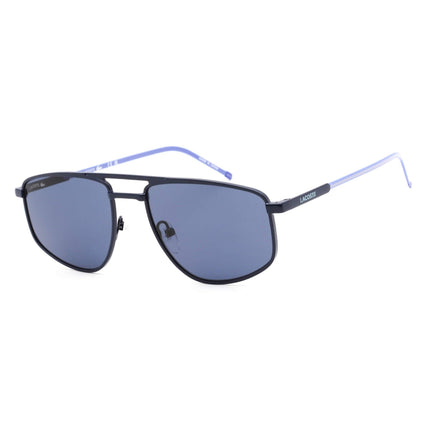 Lacoste Men's Sunglasses - Matte Blue/Light Blue Rectangular Metal Frame | L254S 401 ,