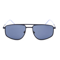 Lacoste Men's Sunglasses - Matte Blue/Light Blue Rectangular Metal Frame | L254S 401 ,