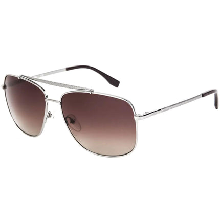 Lacoste Men's Sunglasses - Polycarbonate Lens Light Gunmetal Metal Frame | L188S 035 ,
