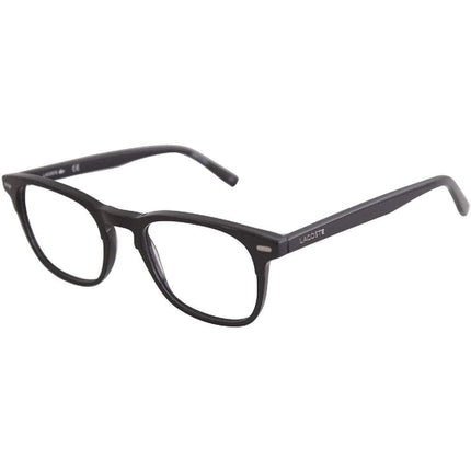 Lacoste Unisex Eyeglasses - Black Plastic Square Frame Demo Lens | LACOSTE L2832 001 ,