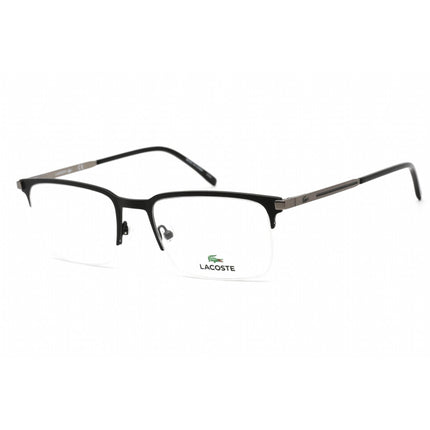 Lacoste Unisex Eyeglasses - Clear Demo Lens Black Rectangular Shape Frame | L2268 001 ,