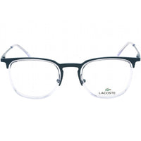 Lacoste Unisex Eyeglasses - Clear Demo Lens Petrol and Transparent Frame | L2264 466 ,