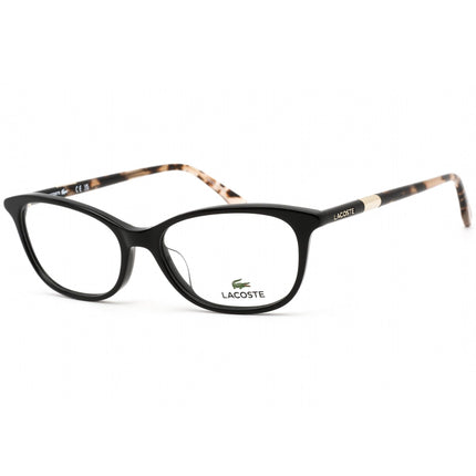 Lacoste Unisex Eyeglasses - Clear Lens Black and Havana Cat Eye Frame | L2830 001 ,
