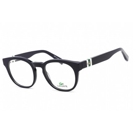 Lacoste Unisex Eyeglasses - Clear Lens Blue Plastic Round Shape Frame | L2904 400 ,