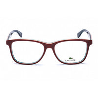 Lacoste Unisex Eyeglasses - Clear Lens Bordeaux Rectangular Shape Frame | L2776 603 ,
