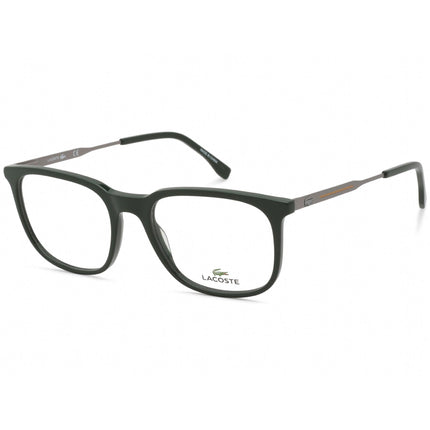 Lacoste Unisex Eyeglasses - Clear Lens Green and Grey Rectangular Frame | L2880 315 ,