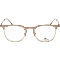 Lacoste Unisex Eyeglasses - Copper Square Shaped Metal and Plastic Frame | L2264 705 ,