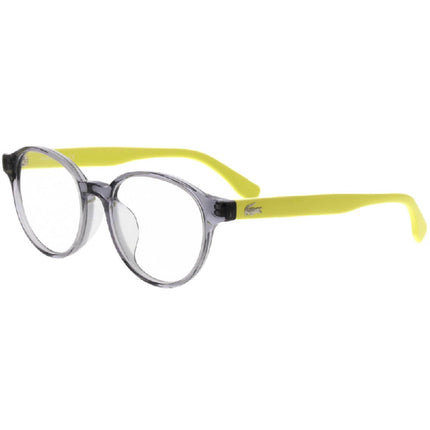 Lacoste Unisex Eyeglasses - Dark Grey Round Frame Demo Lens | LACOSTE L2780A 024 ,
