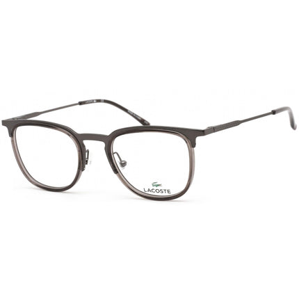 Lacoste Unisex Eyeglasses - Full Rim Dark Grey Metal and Plastic Frame | L2264 024 ,