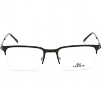 Lacoste Unisex Eyeglasses - Green/Grey Rectangular Shaped Metal Frame | L2268 315 ,