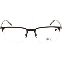 Lacoste Unisex Eyeglasses - Half Rim Red/Grey Rectangular Shaped Frame | L2268 615 ,