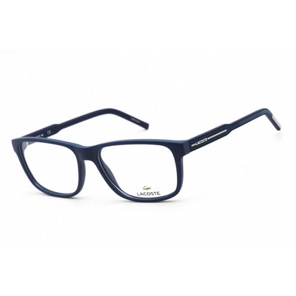 Lacoste Unisex Eyeglasses - Matte Blue Plastic Rectangular Shape Frame | L2866 424 ,