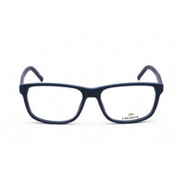 Lacoste Unisex Eyeglasses - Matte Blue Plastic Rectangular Shape Frame | L2866 424 ,