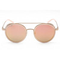 Lacoste Unisex Sunglasses - Adjustable Nose Pads Pink Metal Round Frame | L191SK 664 ,
