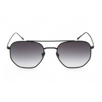 Lacoste Unisex Sunglasses - Black Matte Metal Frame Grey Gradient Lens | L210S 001 ,