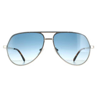 Lacoste Unisex Sunglasses - Blue Gradient Lens Silver Aviator Frame | L250SE 040 ,