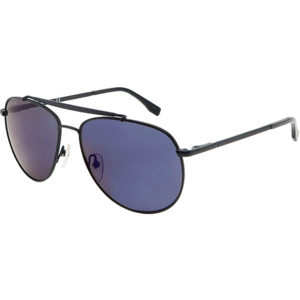 Lacoste Unisex Sunglasses - Blue Polycarbonate Lens Black Metal Frame | L177S 001 ,