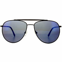 Lacoste Unisex Sunglasses - Blue Polycarbonate Lens Black Metal Frame | L177S 001 ,