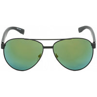 Lacoste Unisex Sunglasses - Full Rim Matte Green Metal Aviator Shape Frame | L185S 315 ,