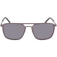 Lacoste Unisex Sunglasses - Full Rim Matte Gunmetal Pilot Shaped Frame | L194S 033 ,