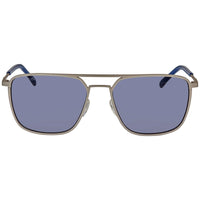 Lacoste Unisex Sunglasses - Full Rim Matte Silver Pilot Shaped Metal Frame | L194S 045 ,