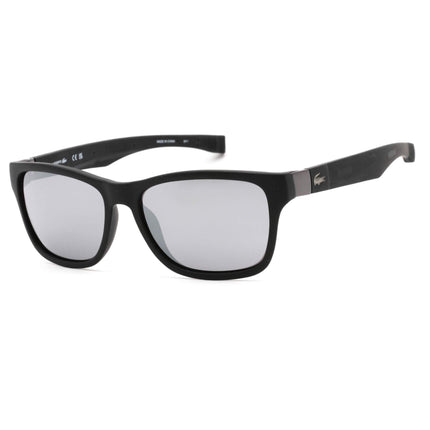 Lacoste Unisex Sunglasses - Full Rim Satin Black Rectangular Shape Frame | L737S 002 ,